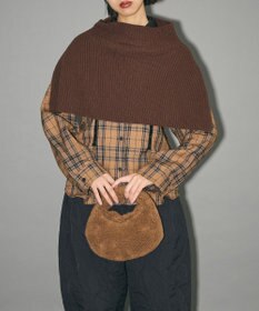 Green Parks フードマフラー＋ケープニット