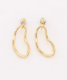 ANY 【WEB限定】メタルリングピアス(両耳用)