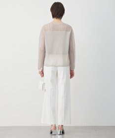 ICB L パネルパターンメッシュ ニットプルオーバー