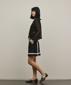 GRACE CONTINENTAL レースフレアスリーブトップ