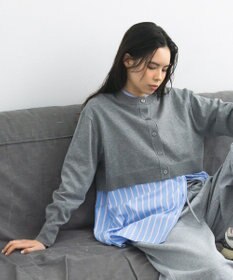 CRAFT STANDARD BOUTIQUE 選べる丈/クルーネックカーディガン