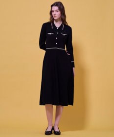 TOCCA BI-COLOR KNIT DRESS ニットドレス