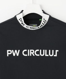 PW CIRCULUS 【WOMEN】【ストレッチ/UVケア/接触冷感/防透】バックロゴ モックネック シャツ