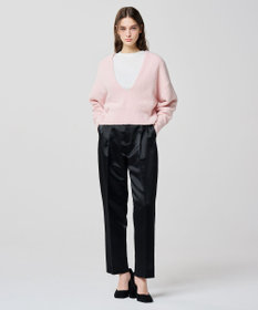 uncrave ラスターサテン パンツ（uncrave WHITE）