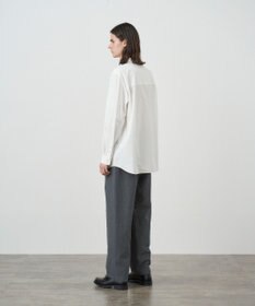 ATON SUVIN BROAD | バンドカラーシャツ - UNISEX