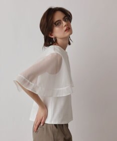 GRACE CONTINENTAL シアーケープカットトップ