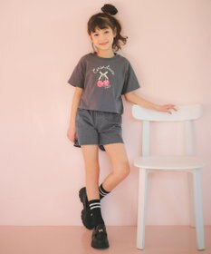 ANY KIDS 【洗濯機可能】バックリボン ショートパンツ