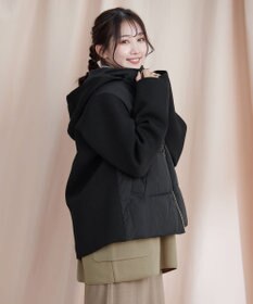 Tiaclasse ファイバーダウン×ダンボール異素材ショートコート