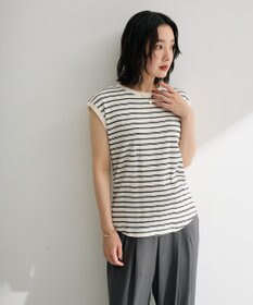 Green Parks マルチボーダーフレンチプルオーバー