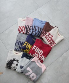 WEGO グラフィックニットプルオーバー