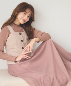 Feroux フレアチュール ジャンパースカート