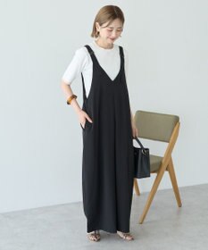 AMERICAN HOLIC イージーケアVネックオールインワン