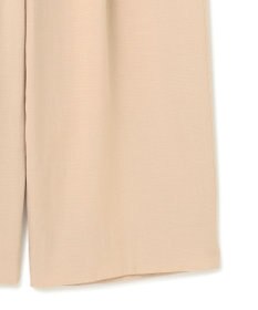 ICB 【接触冷感・UVカット・洗える】 T/Rドライリネン ワイドストレートパンツ