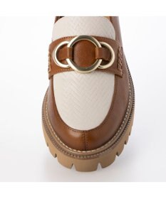 ing <ing>リングビット厚底ローファー