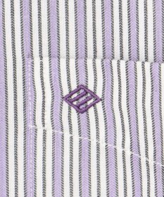 JOSEPH ABBOUD 【柔らか・光沢感】コットンビエラストライプ シャツ