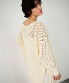 GRACE CONTINENTAL メッシュドルマン2WAYニット