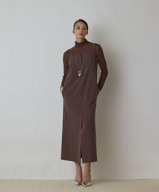 GRACE CONTINENTAL スーツ地ジャンパ－スカート