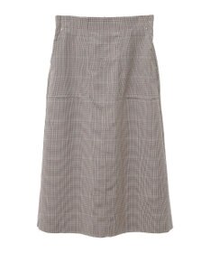 Green Parks きれいシルエットチェックＡラインスカート