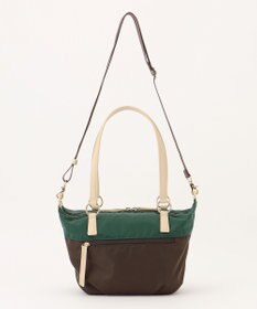 LA BAGAGERIE ウォータープルーフナイロン　2WAYハンドバッグ