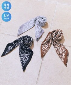 earth music&ecology 【予約】ふるふるひんやり アニマル柄スカーフ