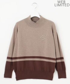 23区GOLF 【WOMEN/EC限定】カラーブロック モックニット