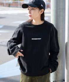 WEGO 【ユニセックス着用ITEM】THEBOYエルボーパッチクルーネックPO