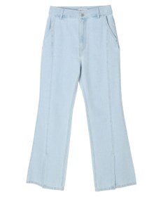 earth music&ecology センタースリットデニムパンツ