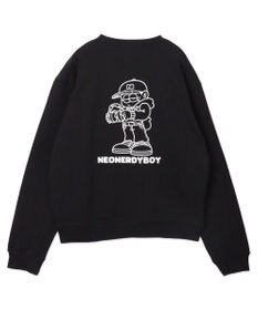 WEGO 【ユニセックス着用ITEM】THEBOYエルボーパッチクルーネックPO