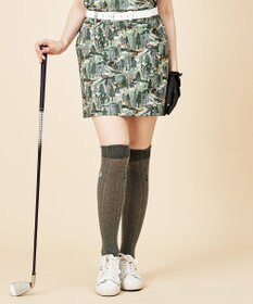 23区GOLF 【WOMEN】キャンピングカモ柄プリントカルゼ スカート