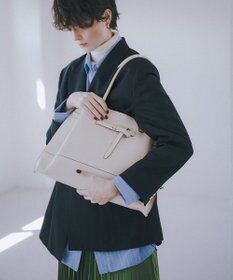 TOPKAPI 【TREASURE TOPKAPI】シュリンクレザー ベルトデザインA4トートバッグ