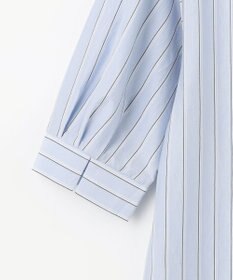 J.PRESS LADIES S 【イージーケア】ストライプジャージー バンドカラー カットソー