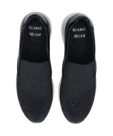 Bridget Birkin 【Round About】ラインストーンアクセントスリッポンスニーカー
