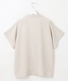 自由区 【カタログ掲載・セットアップ対応・接触冷感・UVカット・洗える】ライトリネンライクショートスリーブ ジャケット