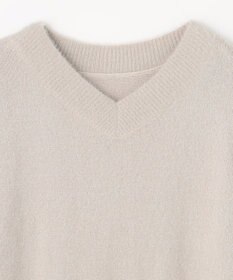 ANY SIS 【2SET・前後着用可】フェザー ニット × フロッキー スカート