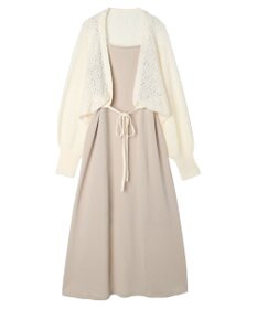 earth music&ecology ＳＥＴ２点　マルチウェイボレロキャミワンピース