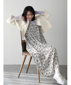 Green Parks 前後２ｗａｙ　プリーツキャミワンピース