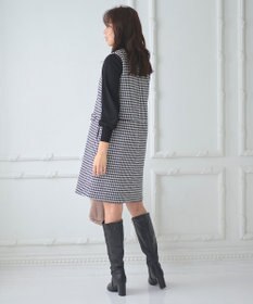 Feroux 【洗える】プチパールボウタイ ニット