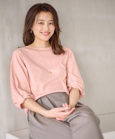 ANY 【WEB限定】シルケットスムース ツイストリーブプルオーバー