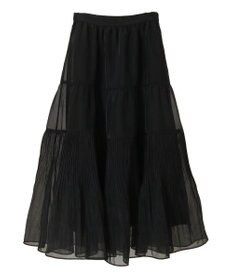 Green Parks エアリーティアードスカート