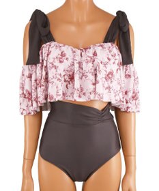 San-ai Resort（三愛水着楽園） 【SALE】【9号サイズ】ワコール定番商品カップ使用GHIカップの大きなお胸に対応【グラマラスフィット】ワイヤー水着　9D-M　【San-ai Resort（サンアイリゾート）】