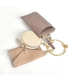 LA BAGAGERIE 【MONICA】カードケースポーチ3連マルチチェーンショルダーバッグ