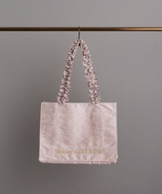 Maison de FLEUR レースフリルハンドルスクエアトートＭバッグ