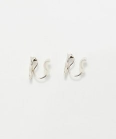 Phoebe 【金属アレルギー対応】【痛くないシリーズ】ツイストバービジューライトフィットイヤリング　シルバー