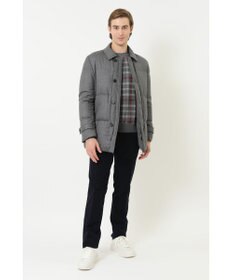 DAKS ウールフラノミドル丈ジャケット