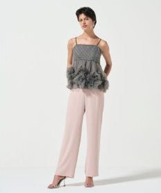 GRACE CONTINENTAL チュールフリルキャミソール