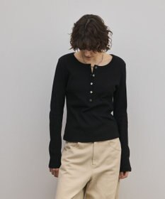 GRACE CONTINENTAL ヘンリーネックカットトップ