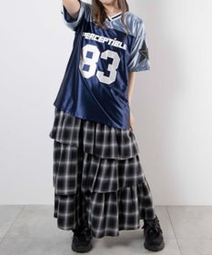 WEGO ダブルリボン厚底ダッドスニーカー