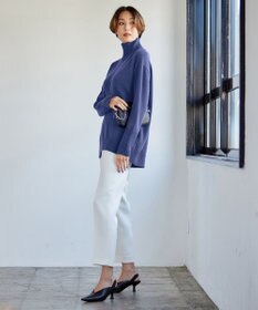 ICB L 【新色追加・WEB限定カラーあり】 ソフトカシミヤミックス ハイネックニット