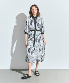 GRACE CONTINENTAL キカヨットプリントワンピース