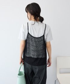 CRAFT STANDARD BOUTIQUE ノットヤーン透かしビスチェ